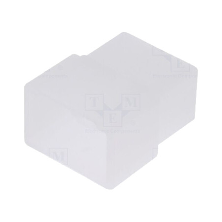Carcase terminale; tată; pentru conectori 6,3mm cu clichet
