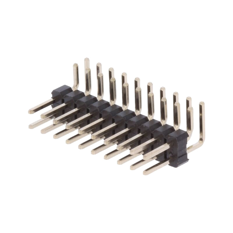 Conector: şiruri pini; şir pini; tată; PIN: 20; în unghi 90°; THT Conector: şiruri pini; şir pini; tată; PIN: 20; în unghi 90°; THT