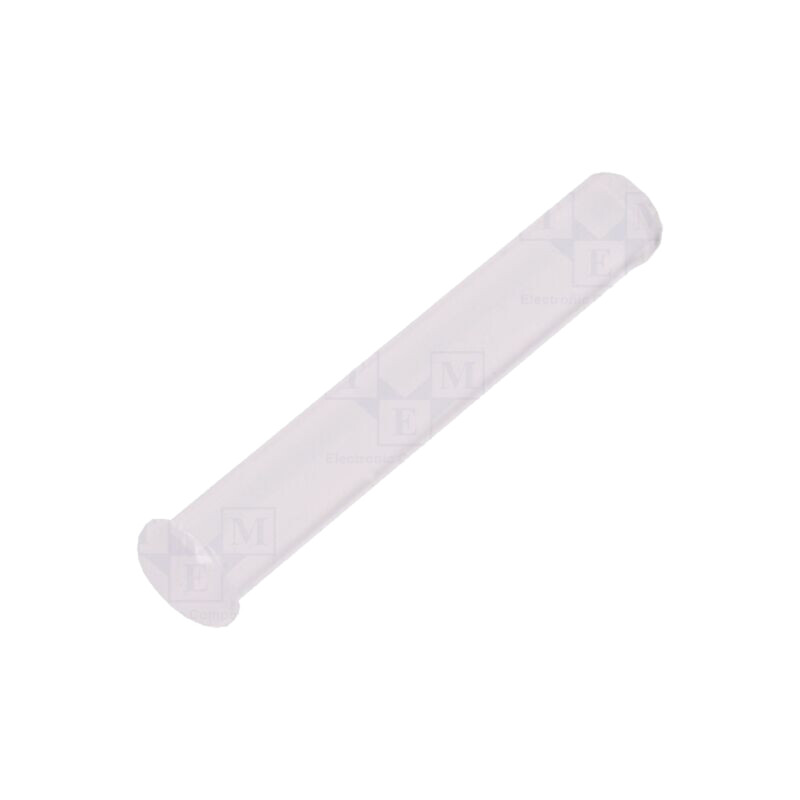 Tub pentru LED-uri; Ø3,4mm; Lung: 18mm; rotund; drept; UL94V-2 Tub pentru LED-uri; Ø3,4mm; Lung: 18mm; rotund; drept; UL94V-2