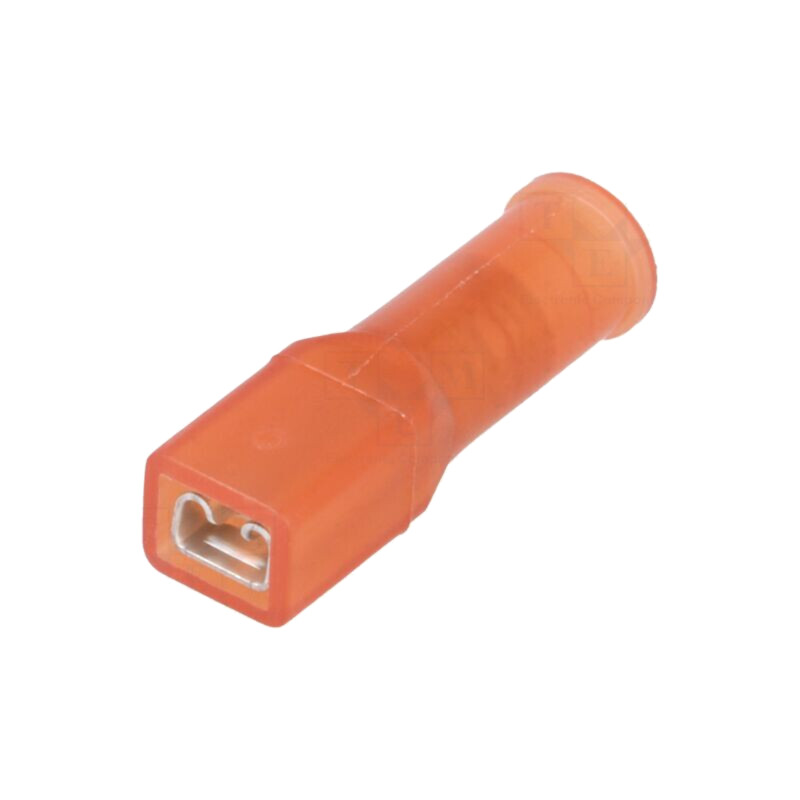 Terminal: plat; 2,8mm; 0,8mm; mamă; 1,5mm2; crimpat; pe cablu; roşie