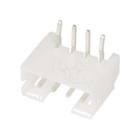 Conector: cablu-placă; soclu; tată; PIN: 4; 140; Pas: 2mm; THT; 100V