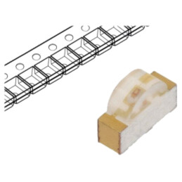 LED; SMD; 1208; verde; 1,5÷13,3mcd; 3x2x1mm; 115°; 20mA; λd: 568nm