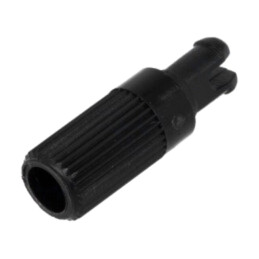 Buton rotativ; buton rotativ al axului; neagră; Ø6x12mm; B: 9mm