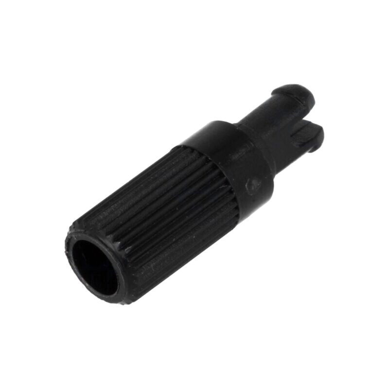 Buton rotativ; buton rotativ al axului; neagră; Ø6x12mm; B: 9mm