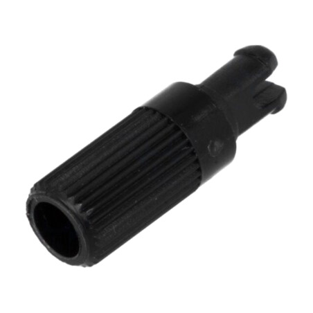 Buton rotativ; buton rotativ al axului; neagră; Ø6x12mm; B: 9mm