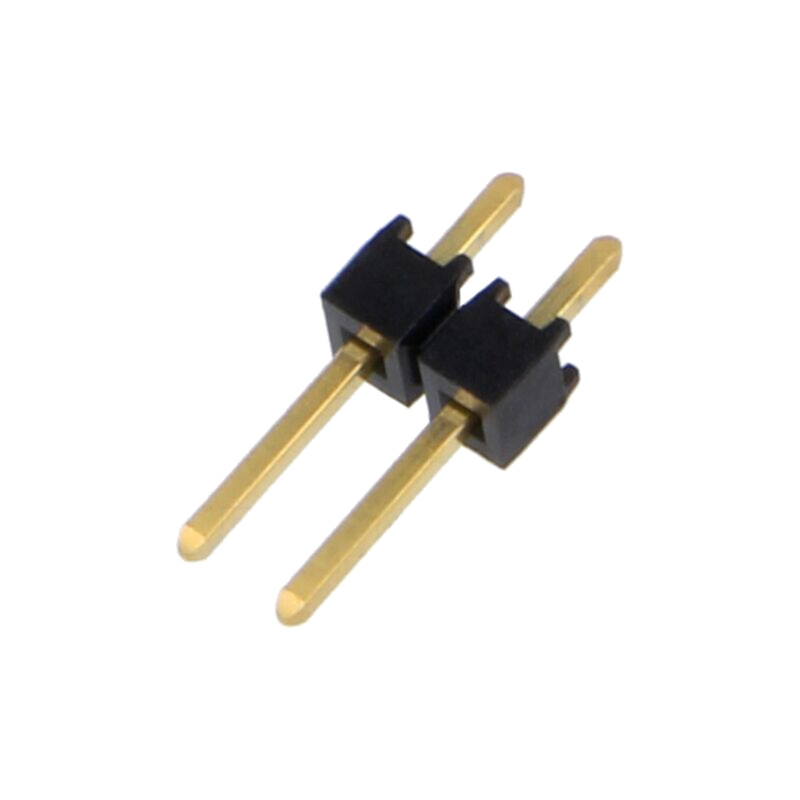 Conector: şiruri pini; şir pini; tată; PIN: 2; drept; 2,54mm; THT