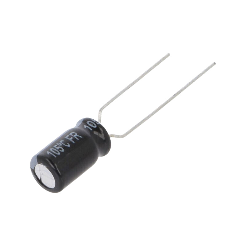 Condensator: electrolitic; low ESR; THT; 330uF; 6,3VDC; Ø6x11,2mm Condensator: electrolitic; low ESR; THT; 330uF; 6,3VDC; Ø6x11,2mm