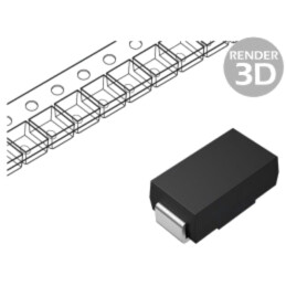 Diodă: TVS; 400W; 17,6V; 16,4A; bidirecţională; ±5%; DO214AC; SMAJ