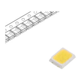 LED; SMD; 1608; alb rece; 57÷112mcd; 130°; 5mA; 2,7÷3,15VDC; 40mW