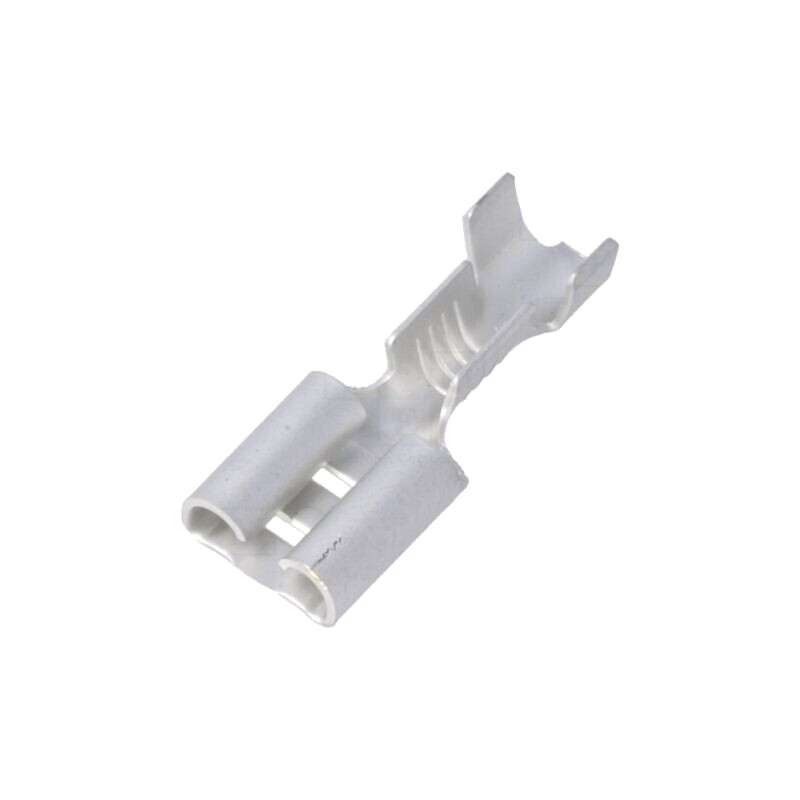 Terminal: plat; 6,3mm; 0,8mm; mamă; 0,8÷2mm2; crimpat; pe cablu Terminal: plat; 6,3mm; 0,8mm; mamă; 0,8÷2mm2; crimpat; pe cablu