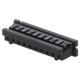 Conector: cablu-cablu/PCB; mufă; mamă; PIN: 10; DF3; Pas: 2mm; drept