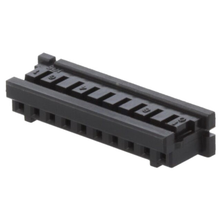 Conector: cablu-cablu/PCB; mufă; mamă; PIN: 10; DF3; Pas: 2mm; drept