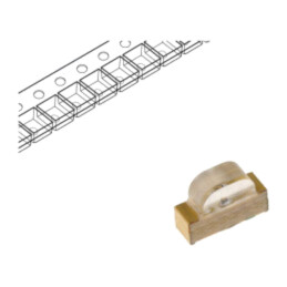 LED; SMD; 1104; portocalie; 110÷300mcd; 3x2x1mm; 120°; 20mA