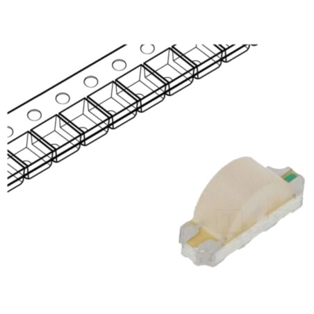LED; SMD; 1204; RGB; 3,2x1,5x1mm; 120°; 20mA; Lumin.roşu: 100÷200mcd