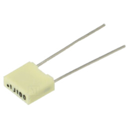 Condensator: cu poliester; 100nF; 63VAC; 100VDC; 5mm; ±5%; THT; R82