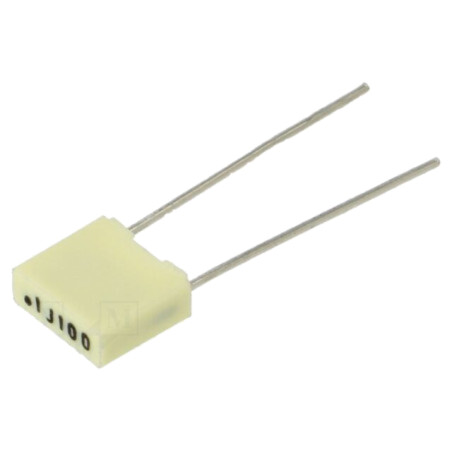 Condensator: cu poliester; 100nF; 63VAC; 100VDC; 5mm; ±5%; THT; R82
