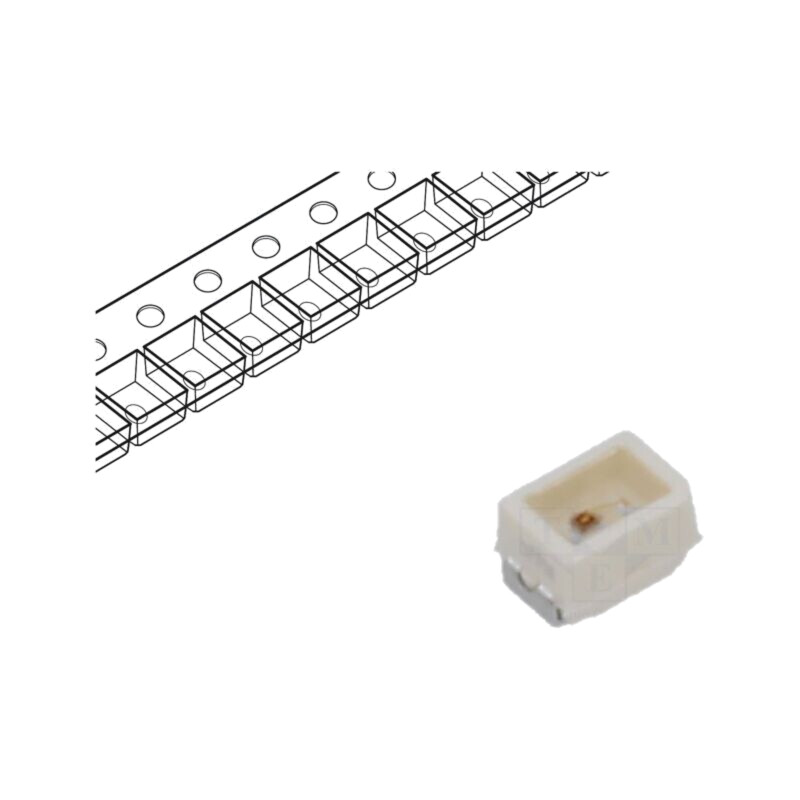 LED; SMD; roşie; 1,21÷2,42lm; 355÷900mcd; 1,5x2,3x1,4mm; 120°; 20mA LED; SMD; roşie; 1,21÷2,42lm; 355÷900mcd; 1,5x2,3x1,4mm; 120°; 20mA