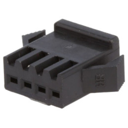 Conector: cablu-cablu; mufă; mamă; NPP; 2,5mm; PIN: 4; fără contacte