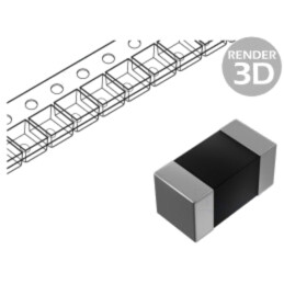Termistor NTC; 10kΩ; SMD; 0603; 3380K; ±1%; 100mW; -40÷125°C
