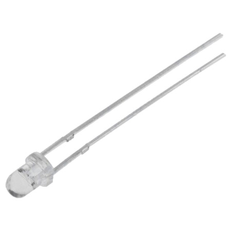 LED; 3mm; roşie/verde; 30°; Parte frontală: convex; 1,8÷2,4VDC