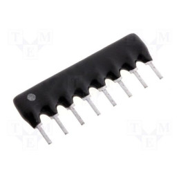 Rezistor multipolar: Y; THT; 680Ω; ±2%; 0,2W; Nr.rezistori: 4; 100V