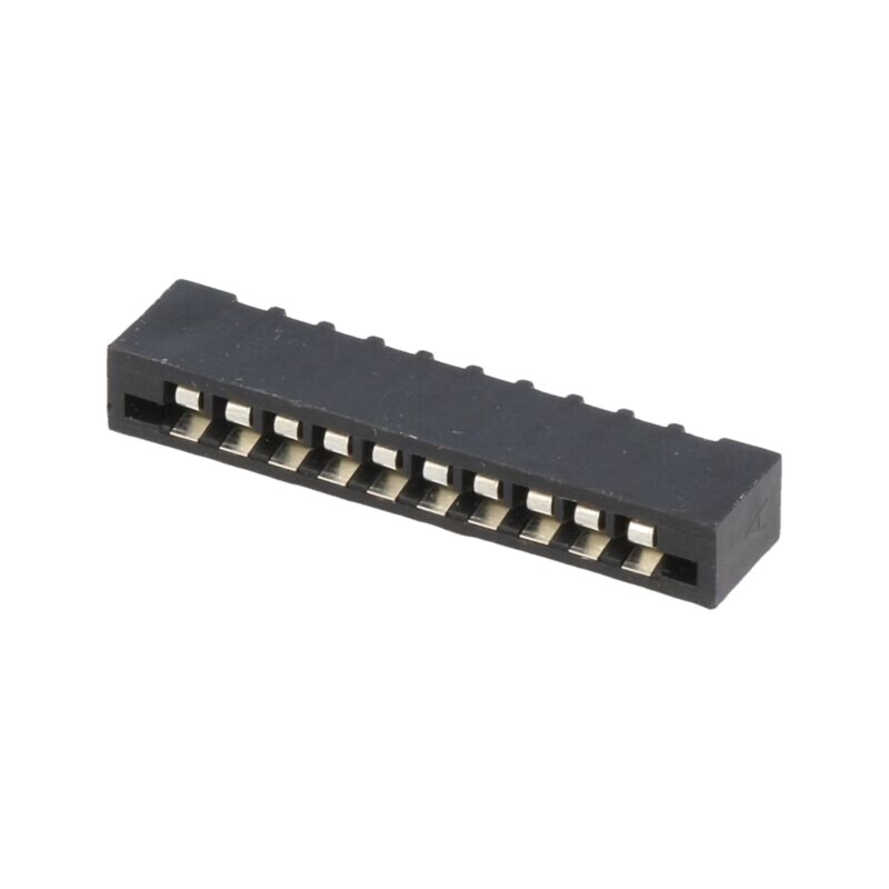Conector: FFC/FPC; drept; PIN: 10; Non-ZIF; THT; cositorit; 20mΩ Conector: FFC/FPC; drept; PIN: 10; Non-ZIF; THT; cositorit; 20mΩ