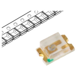 LED; SMD; 0805; albastru; 12÷20mcd; 2x1,25x0,8mm; 140°; 20mA; 100mW