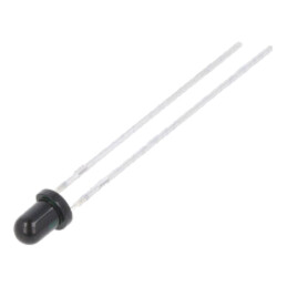 Fototranzistor; 3mm; λp max: 940nm; 30V; Lentilă: neagră