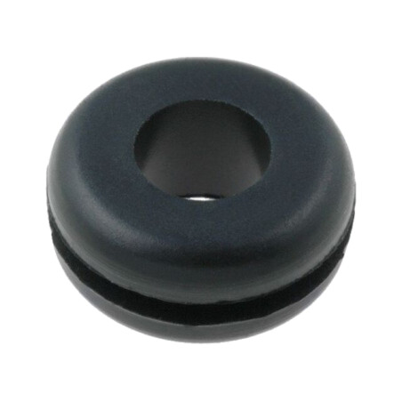 Manşon; Øorif.mont: 9,5mm; Øorif: 6,3mm; gumă; neagră