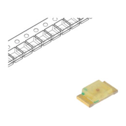 LED; SMD; 1206; galbenă; 3,2÷8mcd; 3,2x1,6x0,7mm; 120°; 20mA; 105mW