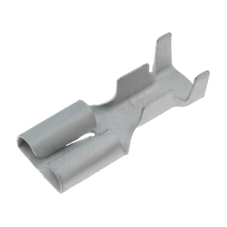 Terminal: plat; 6,3mm; 0,8mm; mamă; 2÷3,5mm2; crimpat; pe cablu