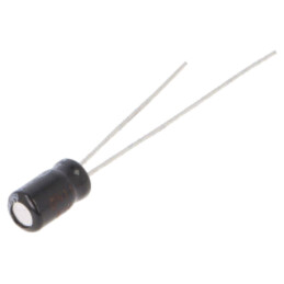 Condensator: electrolitic; THT; 10uF; 16VDC; Ø4x7mm; Raster: 1,5mm