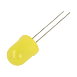 LED; galbenă; 120÷210mcd; 60°; Parte frontală: convex; 1,6÷2,6VDC