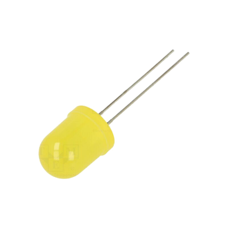 LED; galbenă; 120÷210mcd; 60°; Parte frontală: convex; 1,6÷2,6VDC LED; galbenă; 120÷210mcd; 60°; Parte frontală: convex; 1,6÷2,6VDC