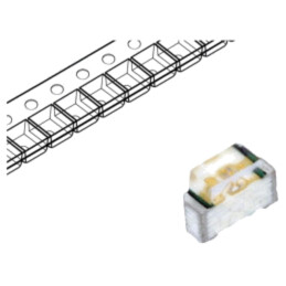 LED; SMD; 0604; albastru; 28÷180mcd; 1,6x1,15x0,6mm; 130°; 20mA