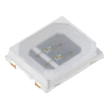 LED; SMD; 2835,PLCC2; verde; 4000÷5100mcd; 3,5x2,8x0,8mm; 120°