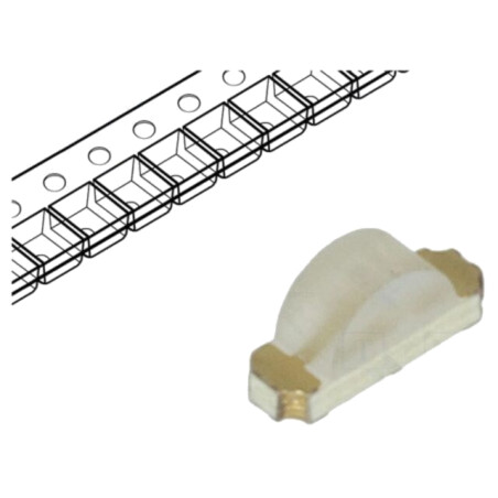 LED; SMD; 1204; verde; 350÷600mcd; 3,2x1x1,5mm; 120°; 20mA