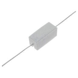 Rezistor: putere; cu ciment; THT; 1,3Ω; 5W; ±5%; Ø0,8x35mm