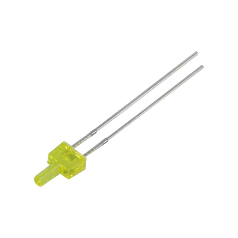 LED; rotund; galbenă; 220÷330mcd; 90°; Parte frontală: plat; 30mA