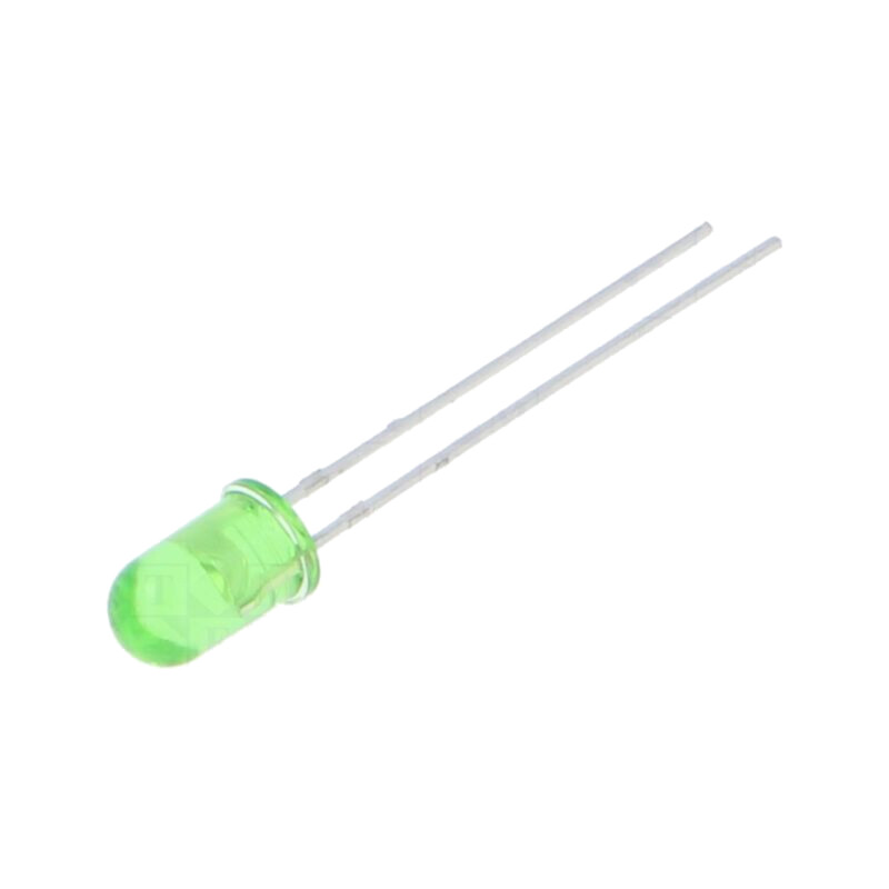 LED; 5mm; galben-verde; 460mcd; 20°; Parte frontală: convex; 2,4VDC LED; 5mm; galben-verde; 460mcd; 20°; Parte frontală: convex; 2,4VDC