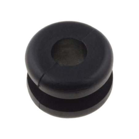 Manşon; Øorif.mont: 6,4mm; Øorif: 4mm; PVC; neagră; -30÷60°C