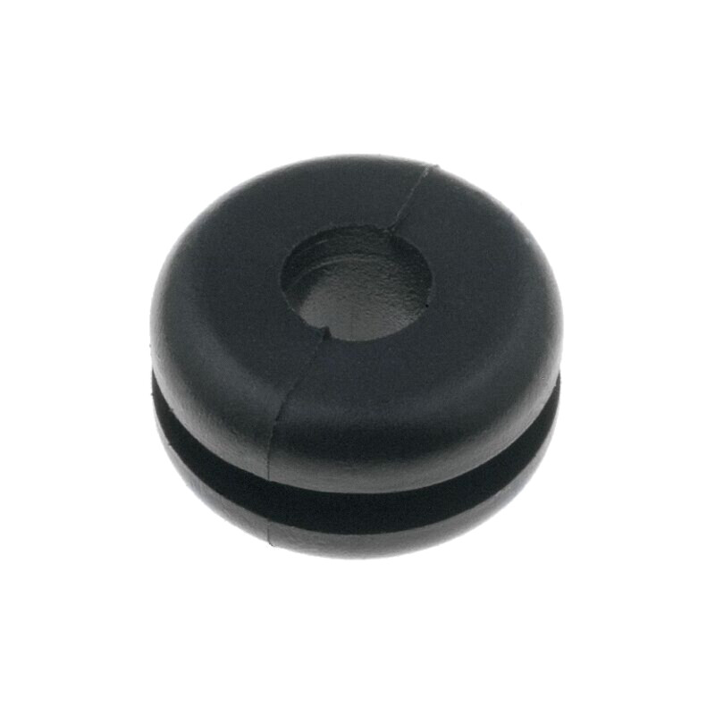 Manşon; Øorif.mont: 9mm; Øorif: 4mm; PVC; neagră; -30÷60°C; UL94V-2 Manşon; Øorif.mont: 9mm; Øorif: 4mm; PVC; neagră; -30÷60°C; UL94V-2