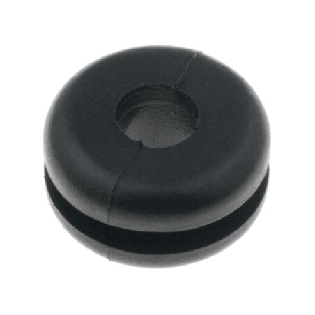 Manşon; Øorif.mont: 9mm; Øorif: 4mm; PVC; neagră; -30÷60°C; UL94V-2