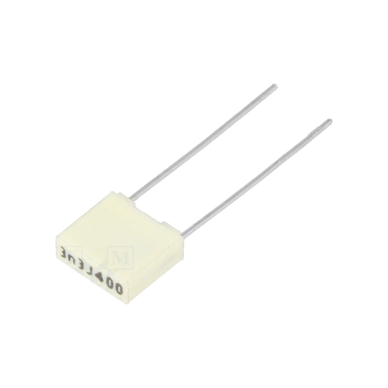 Condensator: cu poliester; 3,3nF; 200VAC; 400VDC; 5mm; ±5%; THT; R82