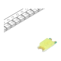 LED; SMD; 1206; alb rece; 400÷950mcd; 140°; 20mA; 2,7÷3,5VDC