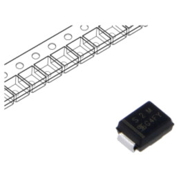 Diodă: redresoare; SMD; 1kV; 2A; SMB; rolă,bandă