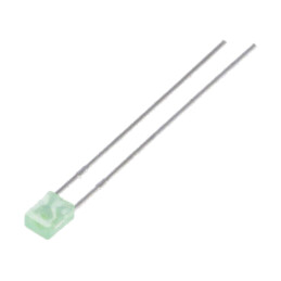 LED; dreptunghiulară; 3,2x2x4,15mm; verde; 1300÷2200mcd; 130°