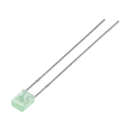 LED; dreptunghiulară; 3,2x2x4,15mm; verde; 1300÷2200mcd; 130°