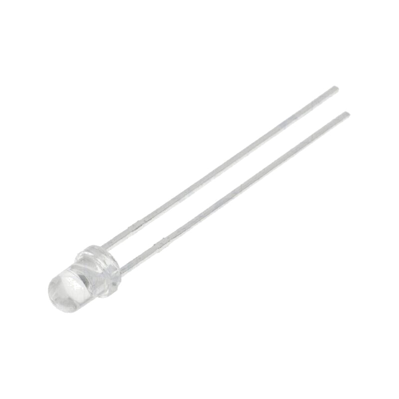 LED; 3mm; albastru; 3500mcd; 40°; Parte frontală: convex; 2,8÷4VDC LED; 3mm; albastru; 3500mcd; 40°; Parte frontală: convex; 2,8÷4VDC