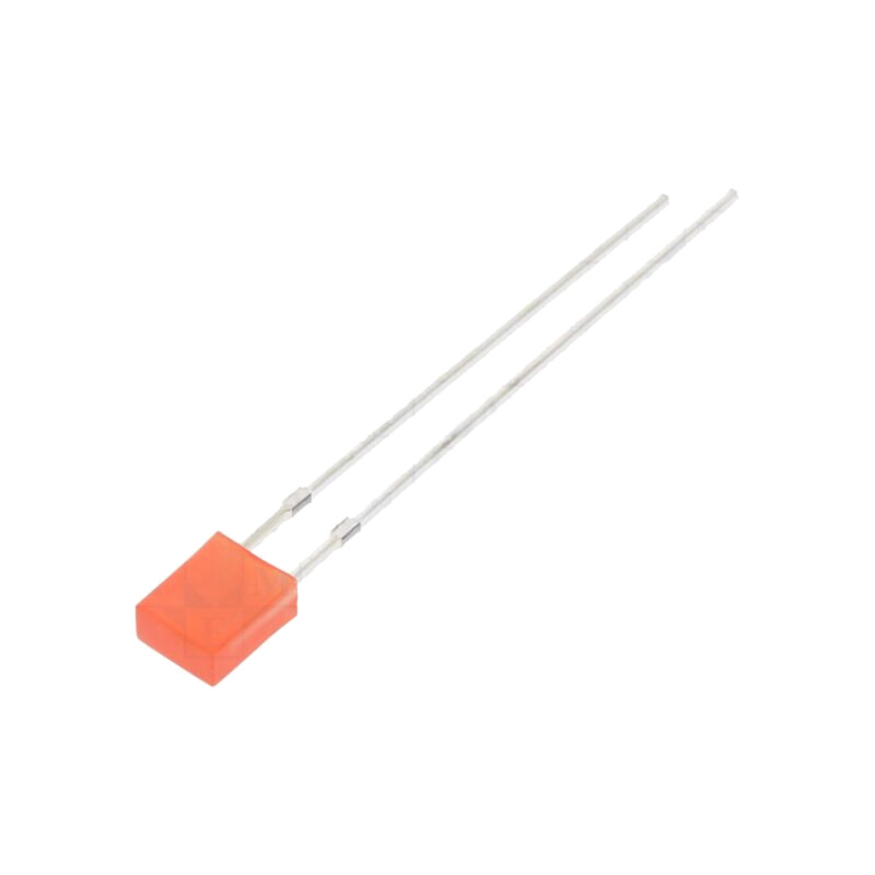 LED; dreptunghiulară; 2x4x5mm; roşie; 100÷150mcd; 100°; 20mA LED; dreptunghiulară; 2x4x5mm; roşie; 100÷150mcd; 100°; 20mA